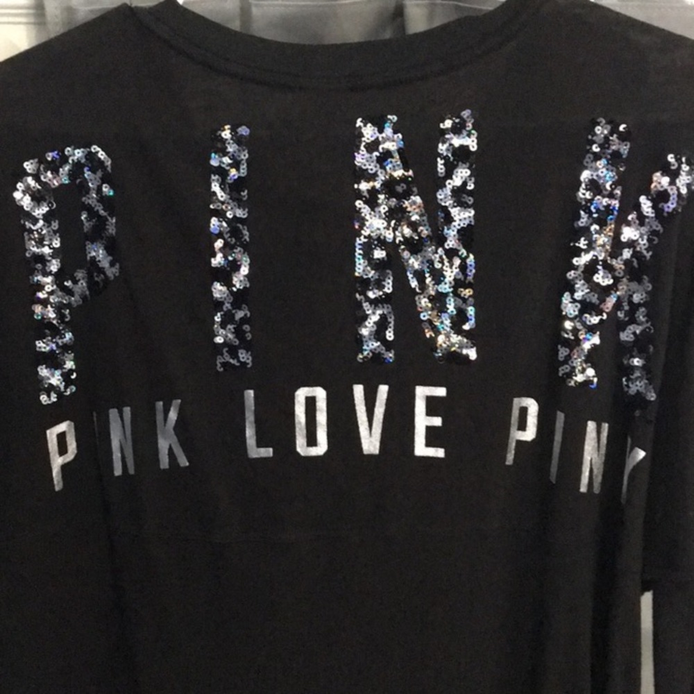 Vs pink bling tee